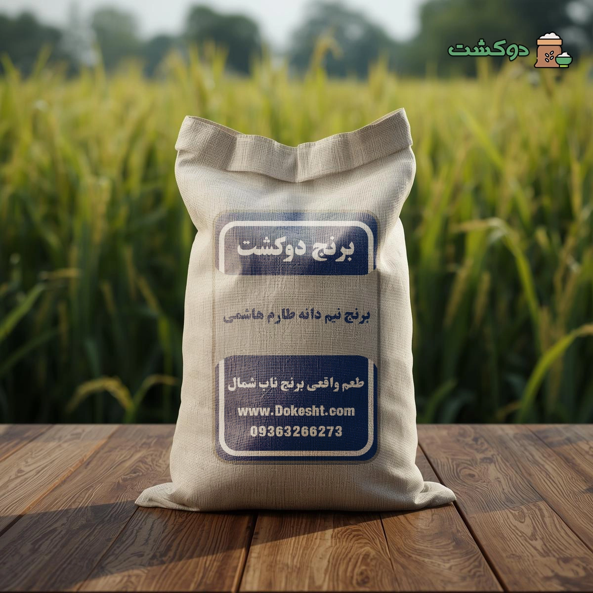 ricee 2 برنج نیم دانه طارم هاشمی